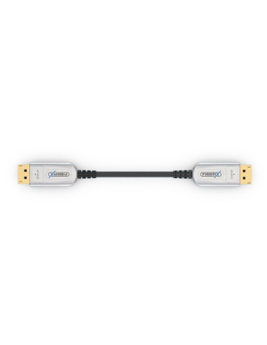 Fiberx Fx-I260-010 Kabel Displayport 10 M Czarny, Srebrny