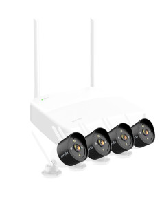 Tenda K4W-3Tc Zestaw Do Monitoringu Wideo Przewodowy I Bezprzewodowy 4 Kan.