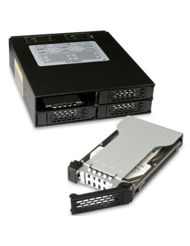 Panel Nośny Icy Dock Mb994Sp-4Sb-1, 13.3 Cm (5.25"), 2.5", Aluminium, Metal, Ce, Reach