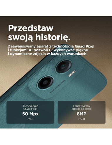 Motorola Moto G05 16,9 Cm (6.67") Dual Sim Android 15 4G Usb Type-C 4 Gb 64 Gb 5200 Mah Zielony