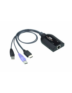 Aten Ka7188-Ax Kabel Kvm Czarny, Metaliczny, Fioletowy