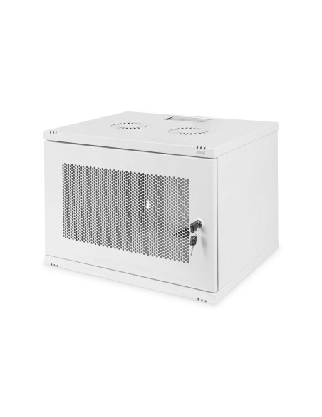 Digitus Szafa Sieciowa Wisząca 19" 7U Rack 540X400, Drzwi Perforacja, Szary, Niedzielona, Niezłożona, 60Kg