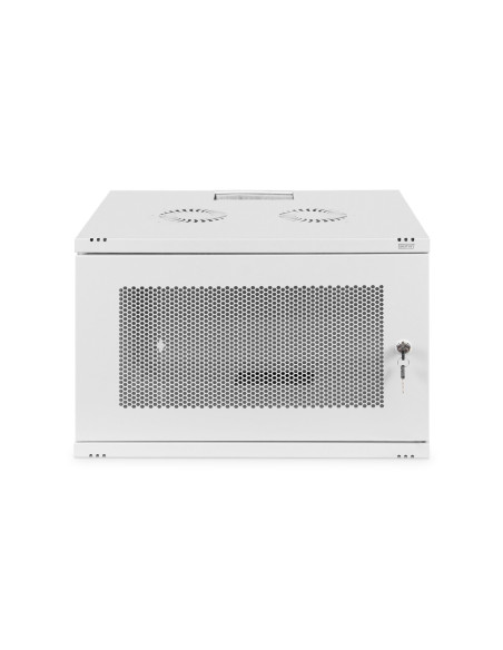 Digitus Szafa Sieciowa Wisząca 19" 7U Rack 540X400, Drzwi Perforacja, Szary, Niedzielona, Niezłożona, 60Kg