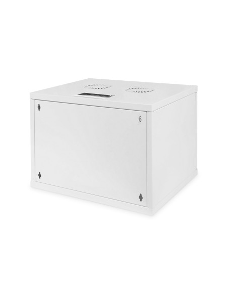 Digitus Szafa Sieciowa Wisząca 19" 7U Rack 540X400, Drzwi Perforacja, Szary, Niedzielona, Niezłożona, 60Kg
