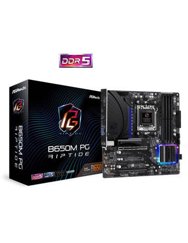 Asrock B650M Pg Riptide Amd B650 Gniazdo Am5 Micro Atx