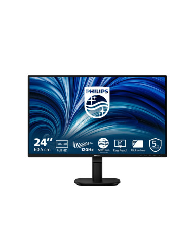 Philips 2000 Series 24B2N2200/00 Monitor Komputerowy 60,5 Cm (23.8") 1920 X 1080 Px Full Hd Lcd Czarny