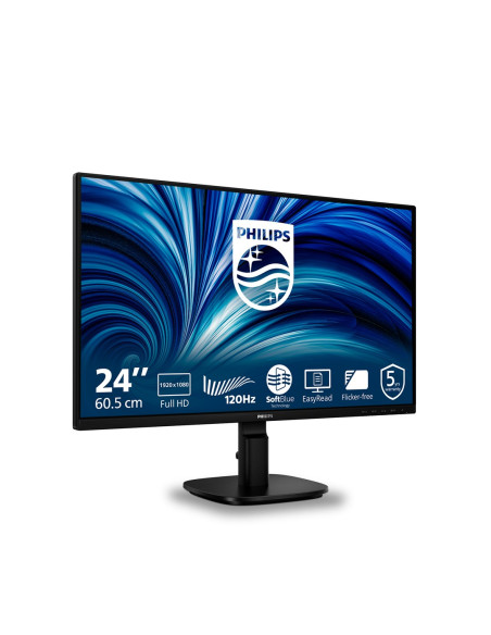 Philips 2000 Series 24B2N2200/00 Monitor Komputerowy 60,5 Cm (23.8") 1920 X 1080 Px Full Hd Lcd Czarny