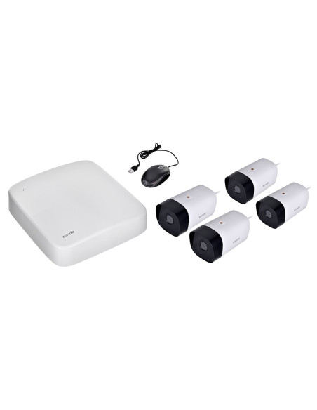 Zestaw Do Monitoringu Tenda 4-Kamery K4P-4Tr