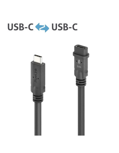 Przedłużacz Usb4 Gen2 Usb-C M/F Pasywny 3M