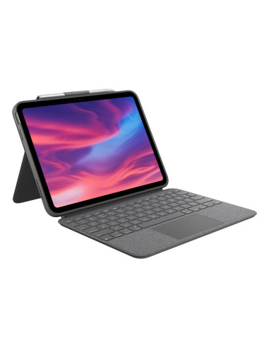 Logitech 920-011382 Klawiatura Do Urządzeń Mobilnych Qwerty Amerykański Międzynarodowy Smart Connector Szary
