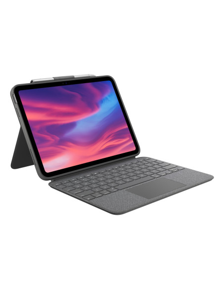 Logitech 920-011382 Klawiatura Do Urządzeń Mobilnych Qwerty Amerykański Międzynarodowy Smart Connector Szary