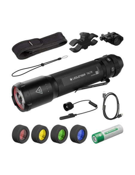 Zestaw Mysliwski Ledlenser Tac7R Black Case