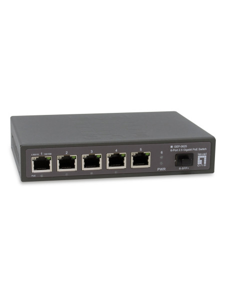Przełącznik Levelone Gb Poe+ 6-Portowy 65 W 10 Gb/S