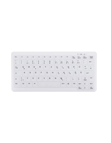 Contour Design Active Key Ak-C4110 Klawiatura Medyczna Usb Qwertz Niemiecki Biały
