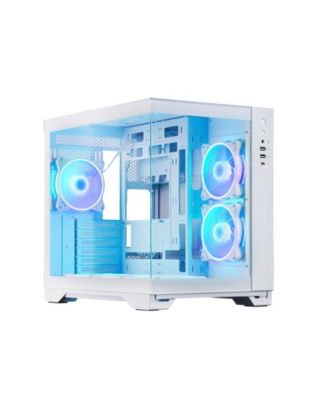 Obudowa Chieftec Visio White Gm-30W-Tg-Op Atx Argb Z Oknem Bez Zasilacza Biała