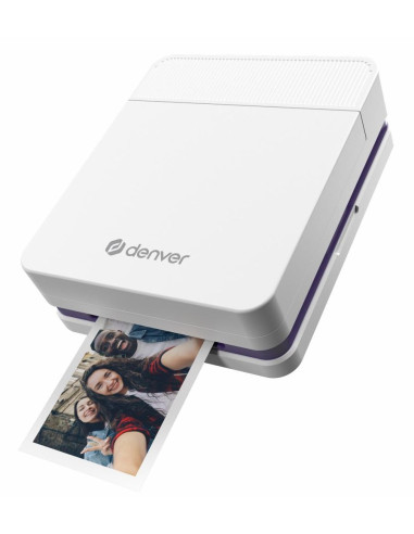 Denver Mcp-6010 Drukarka Ręczna Biały Przewodowy I Bezprzewodowy Bateria 600 X 600 Dpi