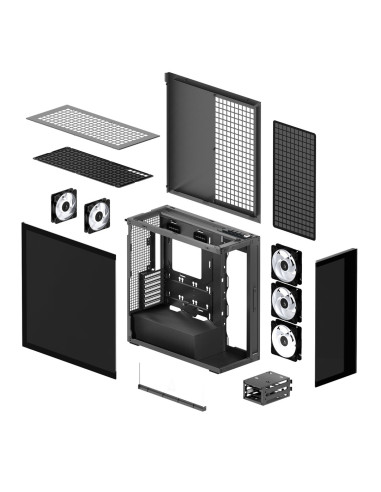 Obudowa Case Miditower Eatx Bez Zasilacza Xtender Black Acpcc00018A Arctic