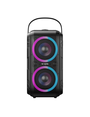 Głośnik Bezprzewodowy Bluetooth W-King T9-2 80W Czarny
