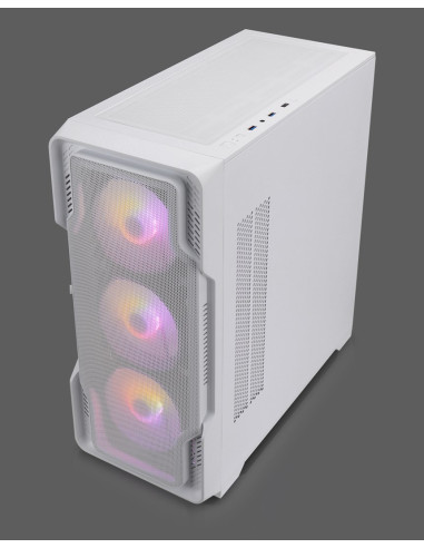 Nanoxia Ds-9Argb-W Zabezpieczenia & Uchwyty Komputerów Midi Tower Biały