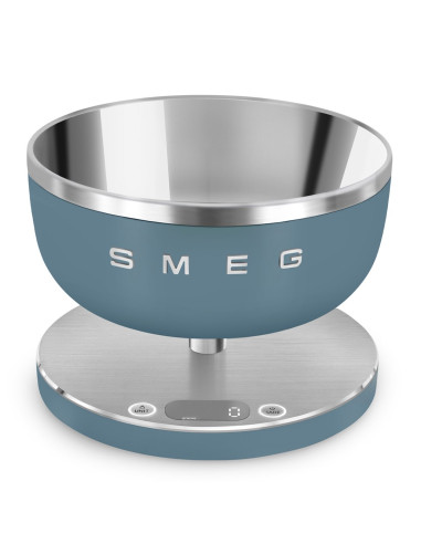 Smeg Ksc01Sbmww Waga Kuchenna Niebieski Blat Okrągły Elektroniczna Waga Kuchenna