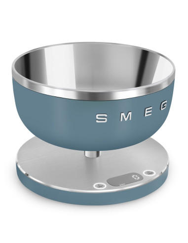Smeg Ksc01Sbmww Waga Kuchenna Niebieski Blat Okrągły Elektroniczna Waga Kuchenna
