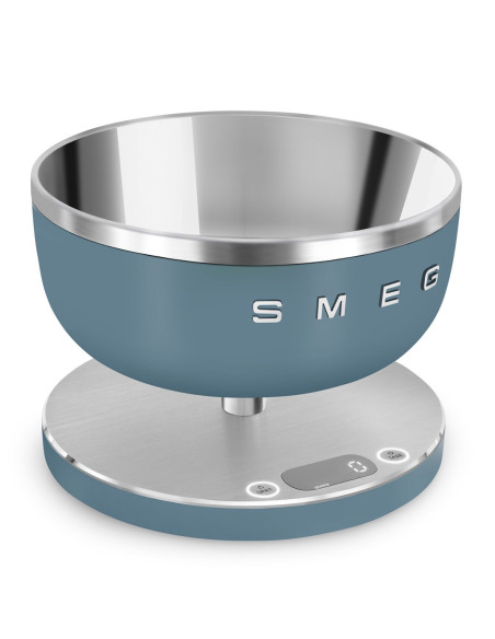 Smeg Ksc01Sbmww Waga Kuchenna Niebieski Blat Okrągły Elektroniczna Waga Kuchenna