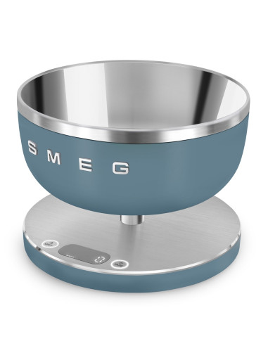 Smeg Ksc01Sbmww Waga Kuchenna Niebieski Blat Okrągły Elektroniczna Waga Kuchenna
