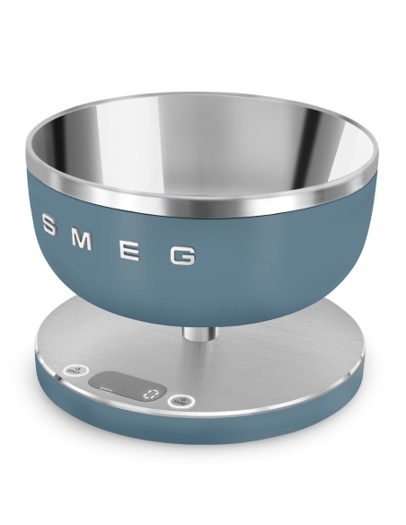 Smeg Ksc01Sbmww Waga Kuchenna Niebieski Blat Okrągły Elektroniczna Waga Kuchenna