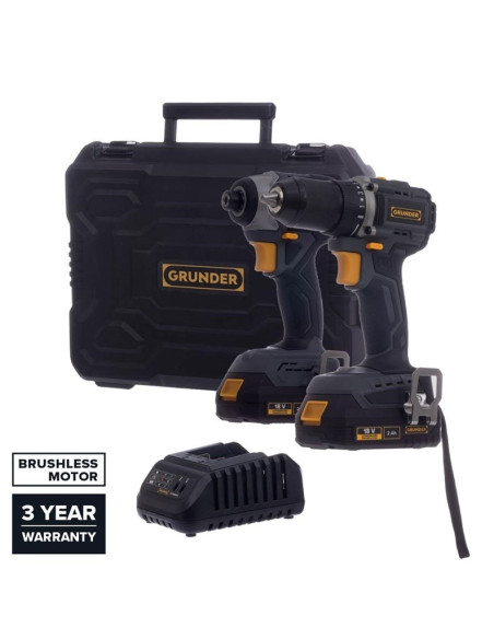 Tool Set Cd-B0A18 Cw-B1218E 18V Bl 2X2Ah