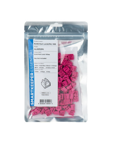 Smartkeeper Nl03P2Pk Bloker Portów Blokada Portu Rj-45 Różowy 1 Szt.