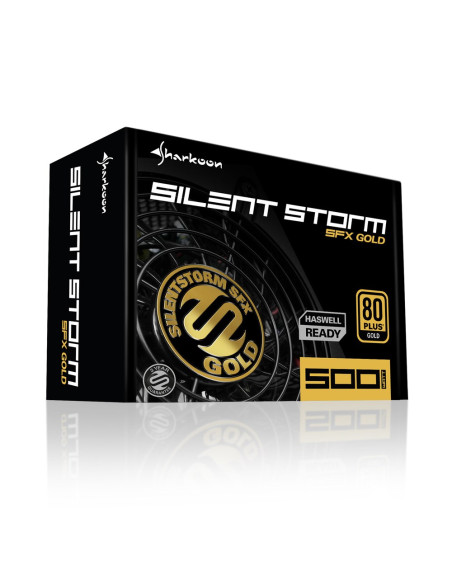 Sharkoon Silentstorm Sfx Gold Moduł Zasilaczy 500 W 20+4 Pin Atx Czarny