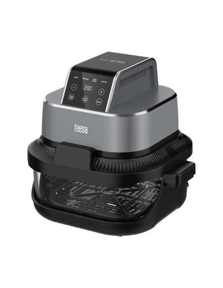 Frytkownica Beztłuszczowa Teesa Glass Air Fryer 4L, 1,5 L, 1500W