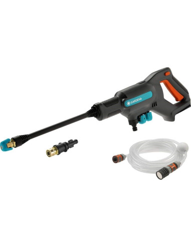 Gardena Aquaclean 24/18V P4A Podkładka Ciśnieniowa Kompaktowy Bateria 250 L/H Czarny, Niebieski, Pomarańczowy