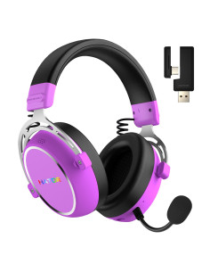 Słuchawki Dla Graczy Hator Hypergang 3 Wireless Bezprzewodowe Fioletowe