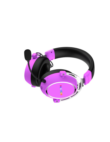 Słuchawki Dla Graczy Hator Hypergang 3 Wireless Bezprzewodowe Fioletowe