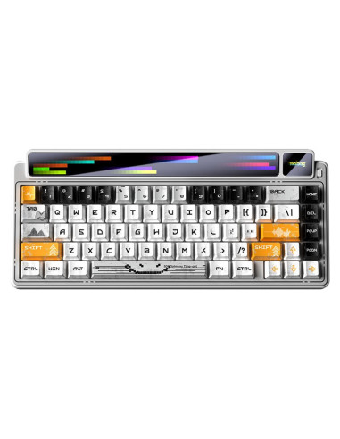 Klawiatura Gasket Amg65 White Jasper Switch Rgb Leobog