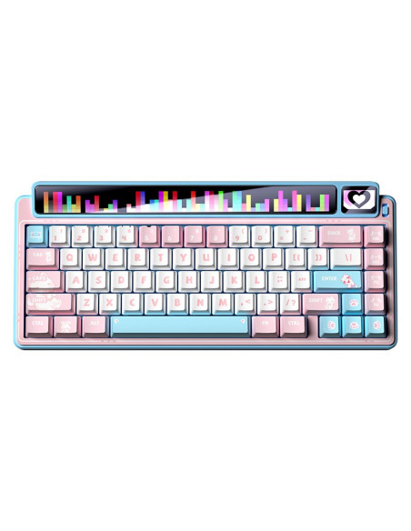 Klawiatura Gasket Amg65 Blue Lightfeather Switch Rgb Leobog