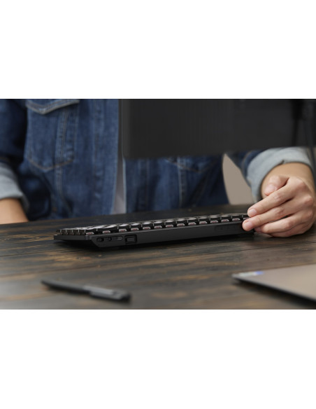 Klawiatura Asus Proart Kd300 Wireless/Bluetooth Keyboard Black Aerolite