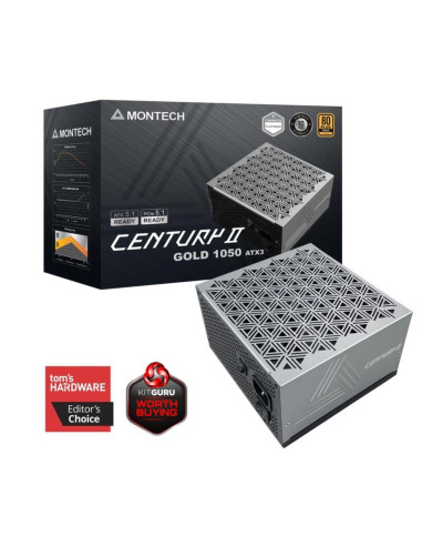 Montech Century Ii 1050W Moduł Zasilaczy 20+4 Pin Atx Atx Srebrny