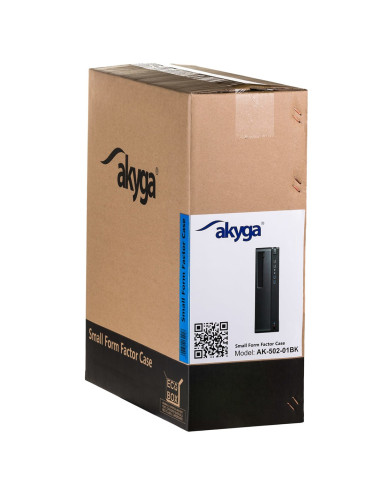 Akyga Ak-502-02Bk Zabezpieczenia & Uchwyty Komputerów Midi Tower Czarny