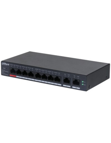 Dahua Technology Dh-Cs4010-8Gt-110 Przełącznik Sieciowy Zarządzany L2 Gigabit Ethernet (10/100/1000) Obsługa Poe Czarny