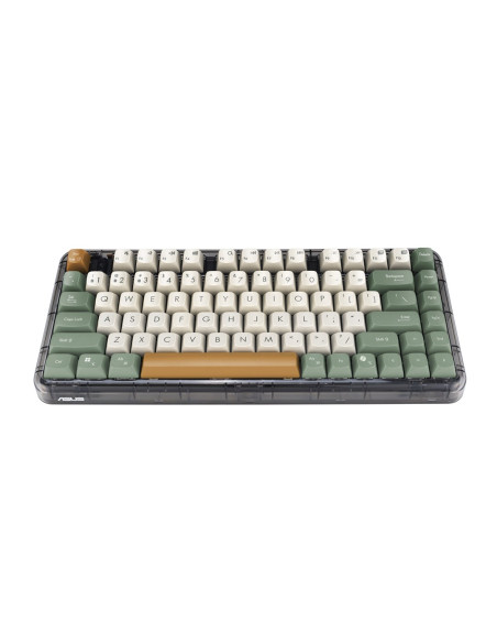 Asus Jelly75 Kd201 Keyboard/Mk-Wh/Ge/83 Klawiatura Uniwersalne Usb + Rf Wireless + Bluetooth Wielobarwny