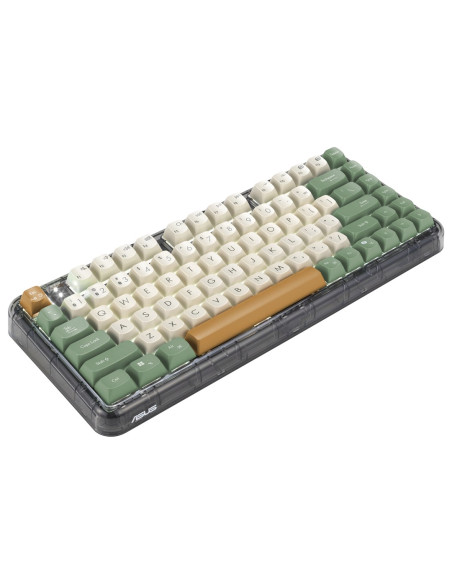 Asus Jelly75 Kd201 Keyboard/Mk-Wh/Ge/83 Klawiatura Uniwersalne Usb + Rf Wireless + Bluetooth Wielobarwny