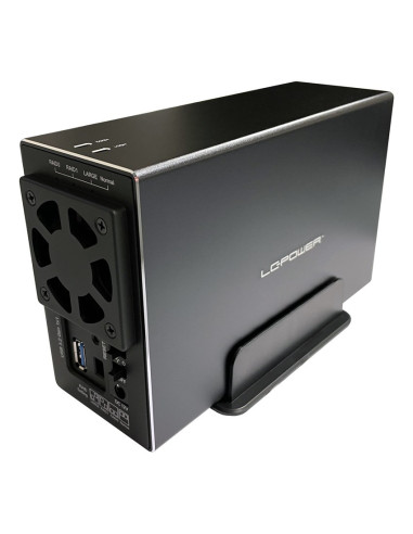 Lc-Power Lc-35U3-Raid-2 Obudowa Do Dysków Twardych Obudowa Hdd Czarny 3.5"