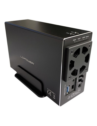 Lc-Power Lc-35U3-Raid-2 Obudowa Do Dysków Twardych Obudowa Hdd Czarny 3.5"