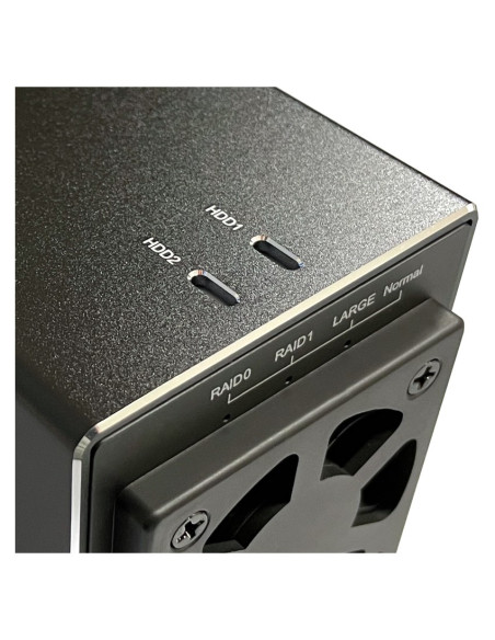 Lc-Power Lc-35U3-Raid-2 Obudowa Do Dysków Twardych Obudowa Hdd Czarny 3.5"