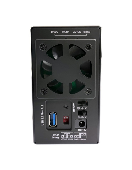 Lc-Power Lc-35U3-Raid-2 Obudowa Do Dysków Twardych Obudowa Hdd Czarny 3.5"