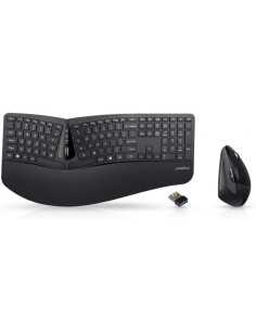 Zestaw Bezprzewodowy Klawiatura+Mysz Perixx Periduo-605 Ergonomic Czarny