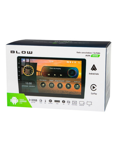 Blow Radio Avh-9991 1Din 9" Android/Wifi/Gps/ Carp