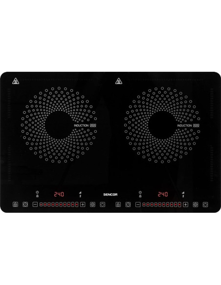 Sencor Scp 4501Bk Czarny Blat 56 Cm Płyta Indukcyjna Strefowa 2 Stref(Y)